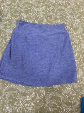 Senita Athletics Blue Heather Skater Skirt
